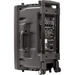 QTX 15'' Portable Karaoke & PA Speaker - QR15PA - 2x Wireless Microphones, Bluetooth USB & FM 178.848UK