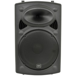 QTX 15'' Portable Karaoke & PA Speaker - QR15PA - 2x Wireless Microphones, Bluetooth USB & FM 178.848UK