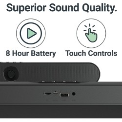 Majority ATLAS PC Soundbar - 20W BT & USB — Buy in Cyprus with Fast Delivery