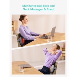 SKG Back-Waist-Neck Wireless Massager with Heat - T1-2 Pro - Back-Waist-Neck Wireless Massager with Heat