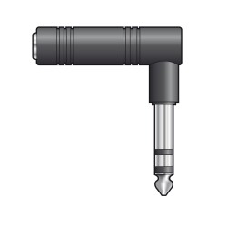 QTX Adaptor - 758.334UK - 6.3mm Right Angle Female to Male — Buy in Cyprus with Fast Delivery