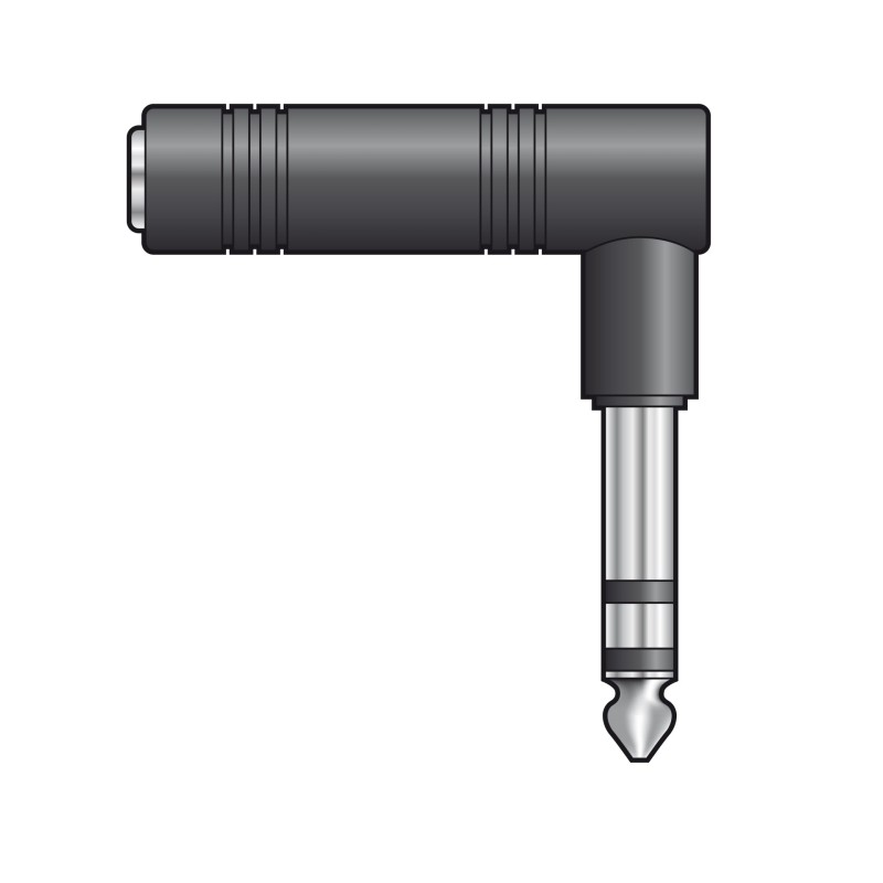 QTX Adaptor - 758.334UK - 6.3mm Right Angle Female to Male — Buy in Cyprus with Fast Delivery