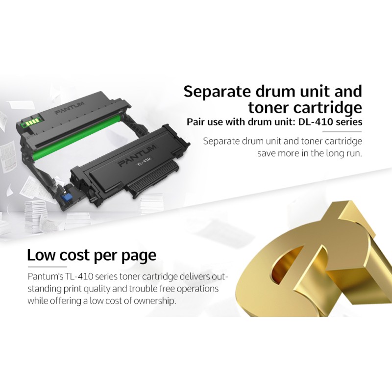 Pantum Toner Cartridge - TL-410 - 1500 Pages — Buy in Cyprus with Fast Delivery