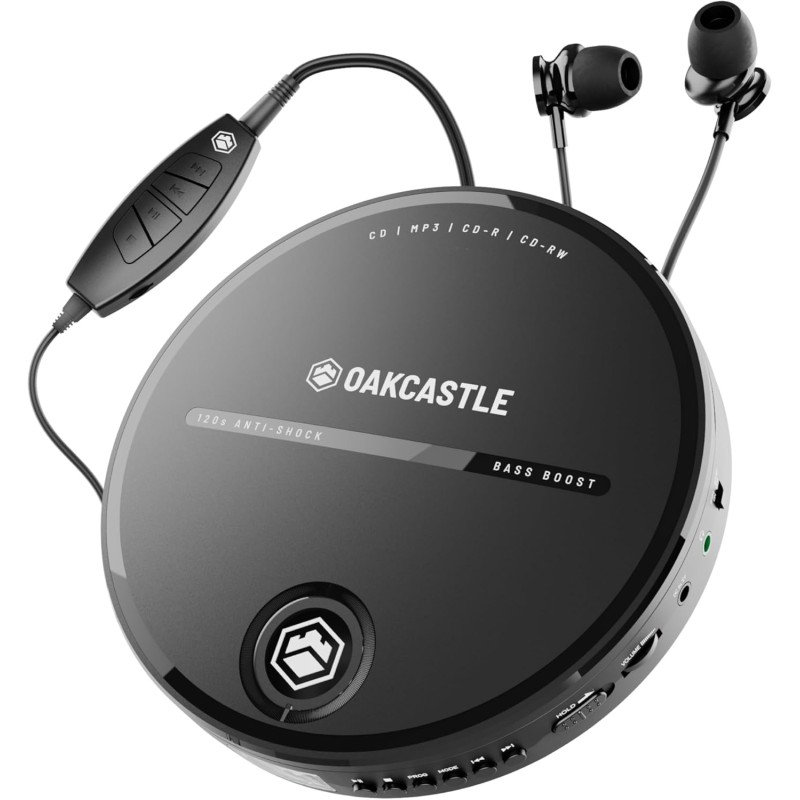 Majority Portable CD Player Oakcastle - CD10 - Incl. Earphones, 2x AA Line out — Buy in Cyprus with Fast Delivery