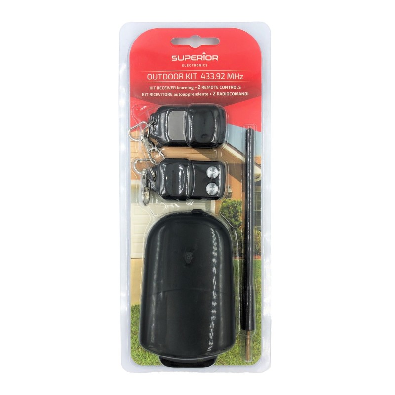 Superior RF Kit Outdoor Receiver + 2 Remote Controls - 433.92 MHz — Buy in Cyprus with Fast Delivery
