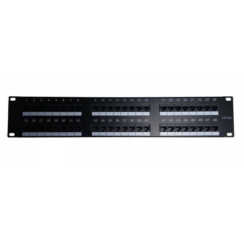 DigitMX NETPRO Patch Panel - NP-CPP48C6 - 48Port CAT6 Patch Panel — Buy in Cyprus with Fast Delivery