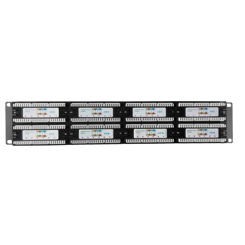 DigitMX NETPRO Patch Panel - NP-CPP48C6 - 48Port CAT6 Patch Panel — Buy in Cyprus with Fast Delivery