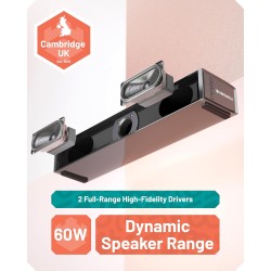 Majority Oakcastle Soundbar - SB40 - 60W BT-HDMI & Remote Control — Buy in Cyprus with Fast Delivery