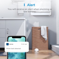 Meross HomeKit Smart Water Leak Sensor - MS400HK-UK - HomeKit — Buy in Cyprus with Fast Delivery
