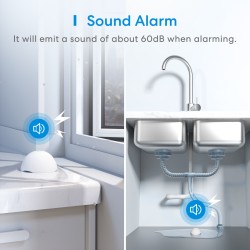 Meross HomeKit Smart Water Leak Sensor - MS400HK-UK - HomeKit — Buy in Cyprus with Fast Delivery