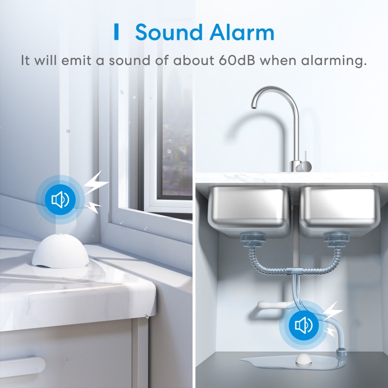 Meross HomeKit Smart Water Leak Sensor - MS400HK-UK - HomeKit — Buy in Cyprus with Fast Delivery