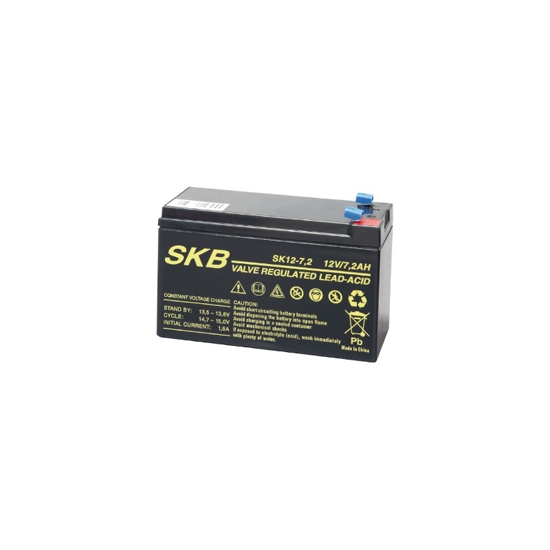 SKB Lead Acid Battery - SK12-7.2 - 12V 7.2AH 150W — Buy in Cyprus with Fast Delivery