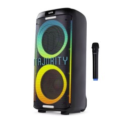 Majority Speakers Portable Karaoke - PULSE P4 - 420W Wireless Mic BT USB RGB UK — Buy in Cyprus with Fast Delivery