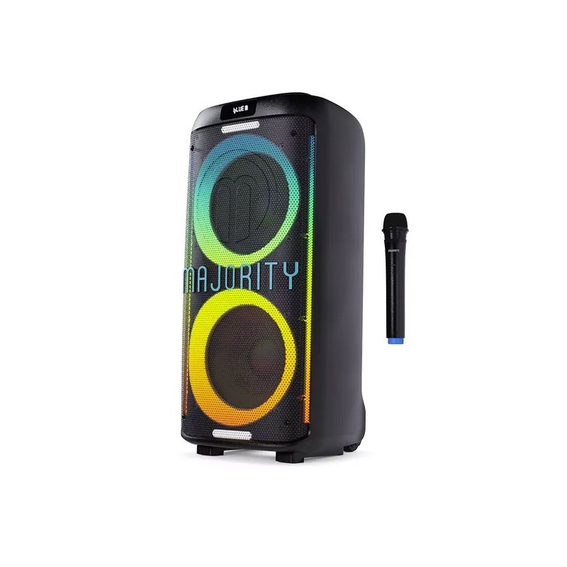 Majority Speakers Portable Karaoke - PULSE P4 - 420W Wireless Mic BT USB RGB UK — Buy in Cyprus with Fast Delivery