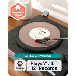 Majority Turntable Belt Drive & Integrated 20W Speakers - TT100 - Oakcastle — Buy in Cyprus with Fast Delivery