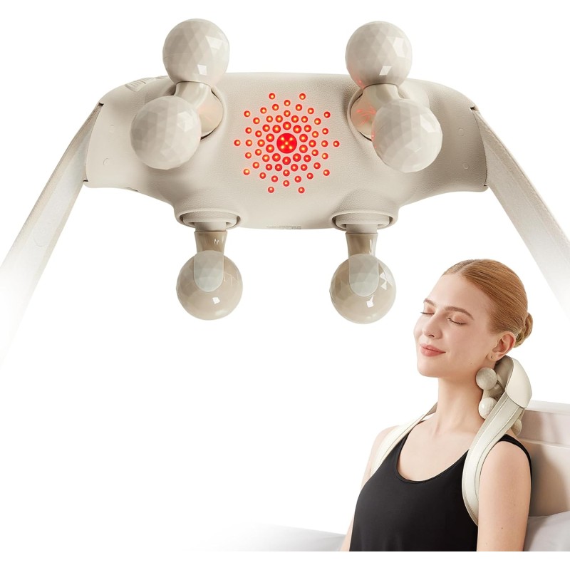 SKG Neck & Shoulder Massager - H7-Ultra - with White Massage Heads — Buy in Cyprus with Fast Delivery