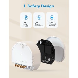 Meross HomeKit Smart Wi-Fi In-Wall Switch - MSS815MA-UN - 10A, Matter — Buy in Cyprus with Fast Delivery
