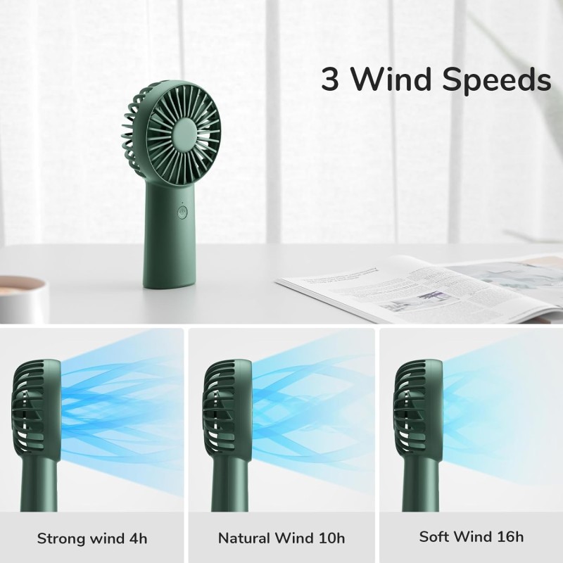 Jisulife Portable Personal Fan - FA20X - Green — Buy in Cyprus with Fast Delivery