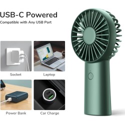 Jisulife Portable Personal Fan - FA20X - Green — Buy in Cyprus with Fast Delivery