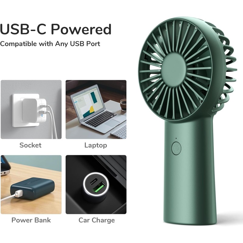 Jisulife Portable Personal Fan - FA20X - Green — Buy in Cyprus with Fast Delivery