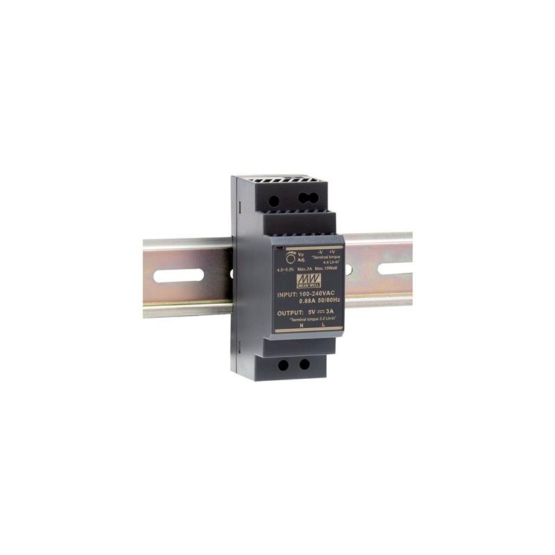 Meanwell DIN Rail PSU 12V 30W - HDR-30-12 - DIN Rail PSU 12V 30W — Buy in Cyprus with Fast Delivery