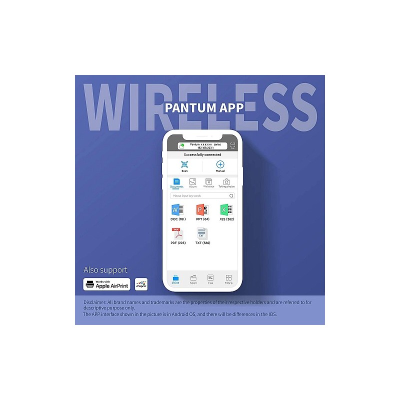 Pantum Laser Printer - P3305DW - Fast Speed MPS Laser Printer WiFi Duplex — Buy in Cyprus with Fast Delivery