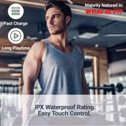 Majority TRU-Sport TWS Earphones - IPX7 - Black — Buy in Cyprus with Fast Delivery