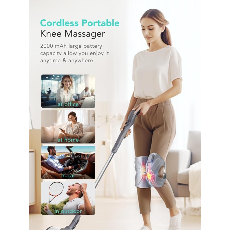 SKG Knee Massager - W3 Pro - Vibration & Heat Knee Massager — Buy in Cyprus with Fast Delivery