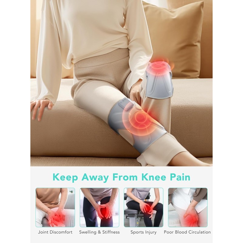 SKG Knee Massager - W3 Pro - Vibration & Heat Knee Massager — Buy in Cyprus with Fast Delivery