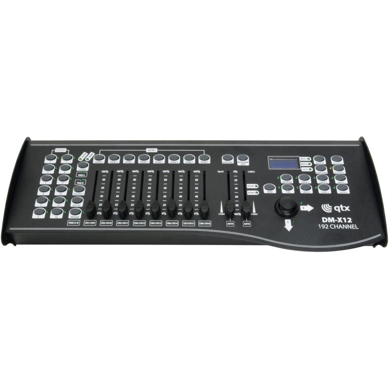 QTX DMX Controller - DM-X12 - 192 Channels with Joystick — Buy in Cyprus with Fast Delivery