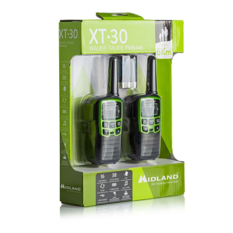 Midland Walkie Talkie - XT30 - Walkie Talkie with USB Charger — Buy in Cyprus with Fast Delivery