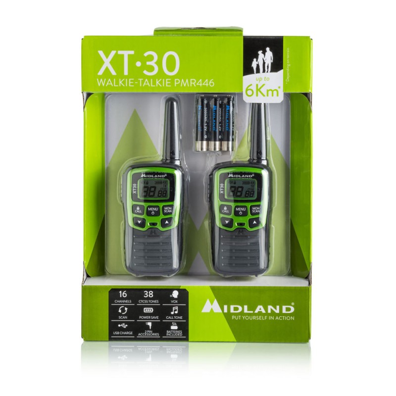 Midland Walkie Talkie - XT30 - Walkie Talkie with USB Charger — Buy in Cyprus with Fast Delivery
