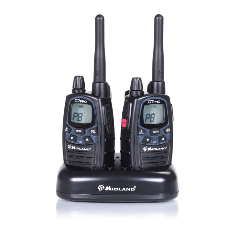 Midland PMR Radio Pair with Charging Dock - G7 Pro - PMR Radio Pair with Charging Dock — Buy in Cyprus with Fast Delivery