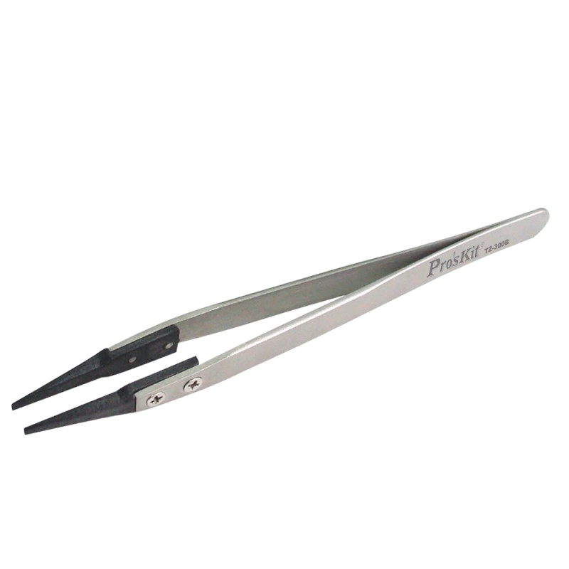 Proskit Tweezers - TZ-300B - Static Dissipative Soft Tip — Buy in Cyprus with Fast Delivery