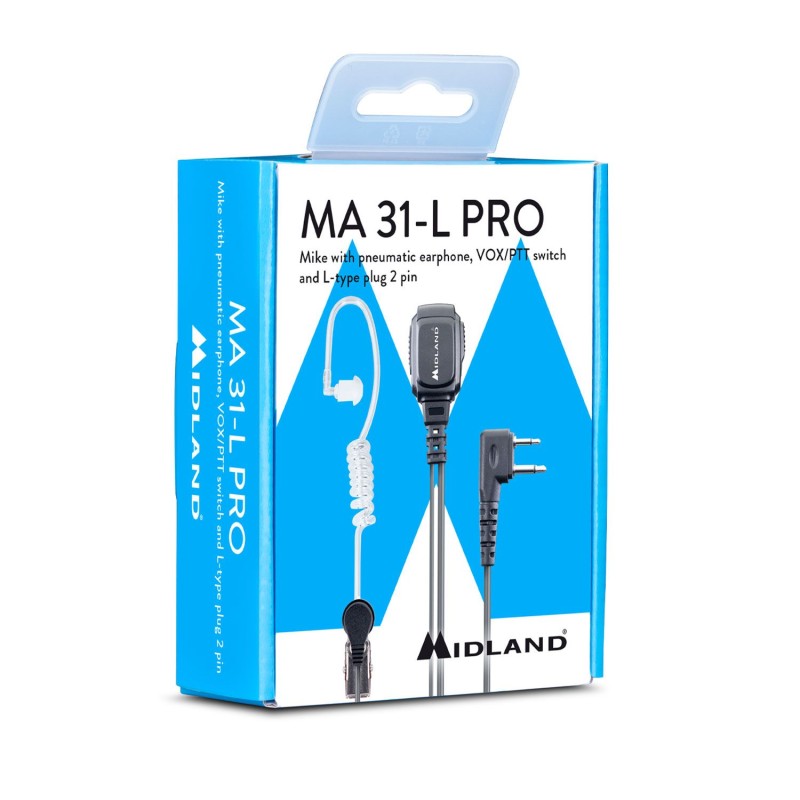 Midland Pro Earphone Mic - MA31-L - for XT G Series — Buy in Cyprus with Fast Delivery