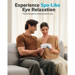 SKG Eye Massager - ES500 - Skin Friendly-Hot Compress-Music-Black — Buy in Cyprus with Fast Delivery