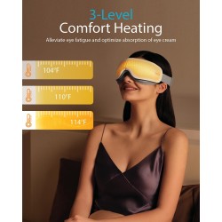 SKG Eye Massager - ES500 - Skin Friendly-Hot Compress-Music-Black — Buy in Cyprus with Fast Delivery