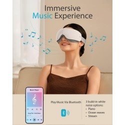 SKG Eye Massager - ES500 - Skin Friendly-Hot Compress-Music-Black — Buy in Cyprus with Fast Delivery