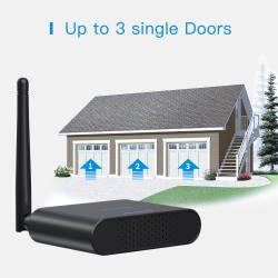 Meross Homekit Smart Wi-Fi Garage Door Opener Up To 3 Garage Doors - MSG200HK-EU - Up To 3 Garage Doors
