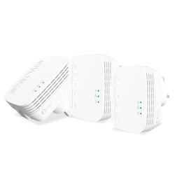 Strong Powerline Kit - AV1000 Mini - 1000Mbps UK Triple Pack — Buy in Cyprus with Fast Delivery