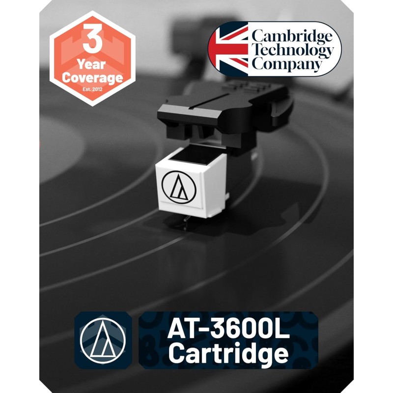 Majority Turntable - TT200 - Belt Drive & 2x External 50W Speakers (Oakcastle) — Buy in Cyprus with Fast Delivery