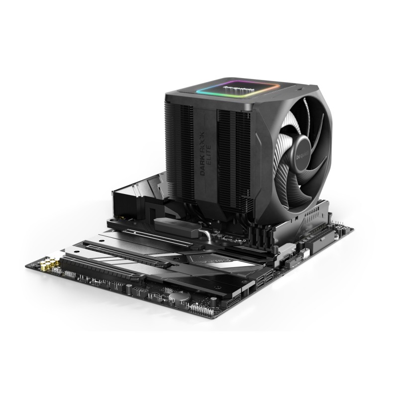 be quiet! Dark Rock Elite CPU Cooler - Dual 135mm PWM Fans - Black — Buy in Cyprus with Fast Delivery
