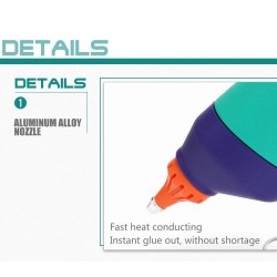 Proskit Guns Hot Glue Gun - GK-389 - 100W — Buy in Cyprus with Fast Delivery