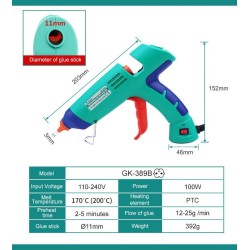 Proskit Guns Hot Glue Gun - GK-389 - 100W — Buy in Cyprus with Fast Delivery