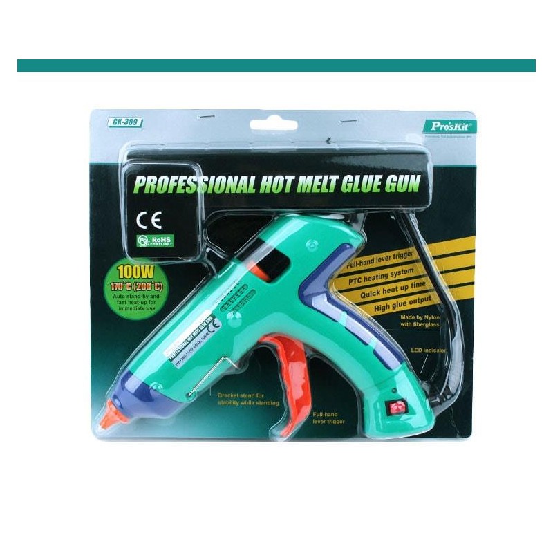 Proskit Guns Hot Glue Gun - GK-389 - 100W — Buy in Cyprus with Fast Delivery