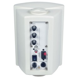 QTX Active Onwall Speakers Pair 5.25'' 2x20W White - QR5W - Active Onwall Speakers Pair 5.25'' 2x20W White