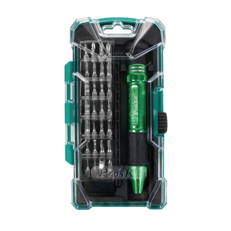 Proskit Screwdriver Precision Set - SD-9608 - 30pcs Aluminium Handle — Buy in Cyprus with Fast Delivery