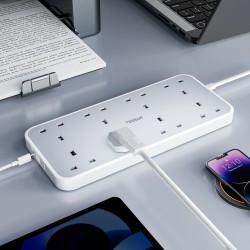 Tessan 8-Gang Extension - TS-204-C - 2 USB-A USB C 2m 13A — Buy in Cyprus with Fast Delivery