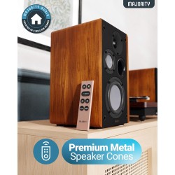 Majority 5'' 3-Way 100W Active Speakers - D100 - 100W with Bluetooth, USB & DSP — Buy in Cyprus with Fast Delivery