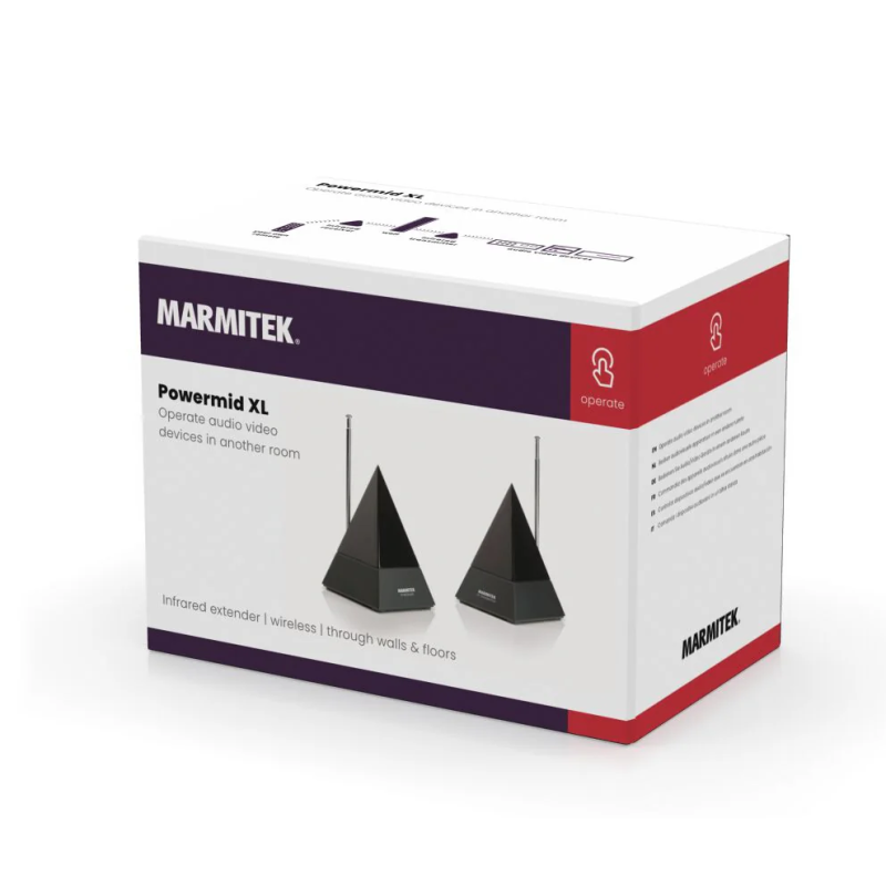 Marmitek Wireless IR Extender Kit - Powermid XL - Wireless IR Extender Kit — Buy in Cyprus with Fast Delivery